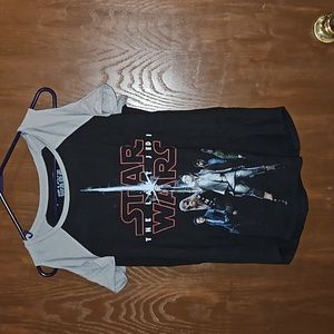Open shoulder star wars top